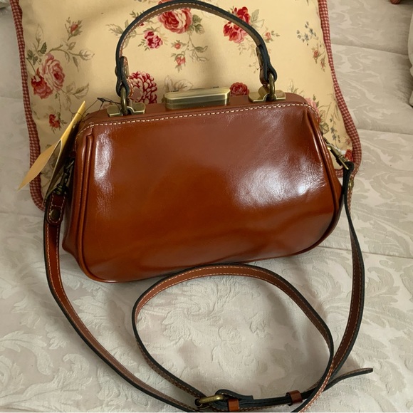 PATRICIA NASH NEW!!! GRACCHI SATCHEL/CROSSBODY - Picture 3 of 6